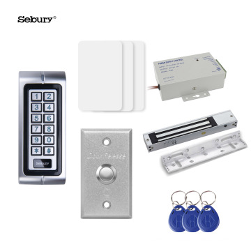 Sebury Customized Waterproof Proximity + Keypad Metal Double Door Wireless Access Control Kit